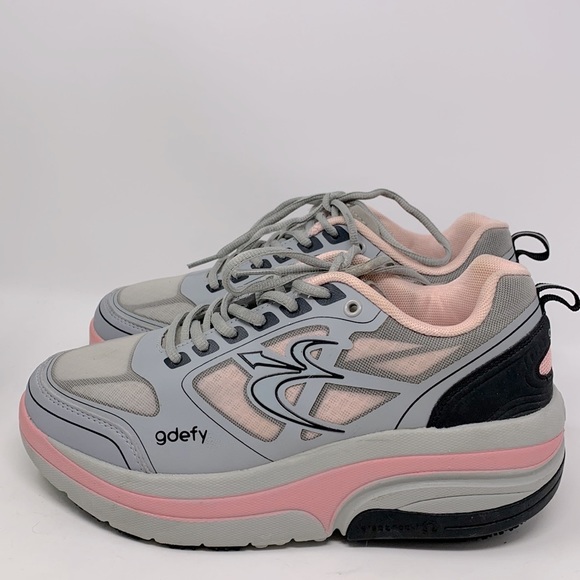 Gravity Defyer Sneakers Womens 10 Gdefy Ion Athletic Pink Gray TB9002FGP-M - Picture 7 of 14